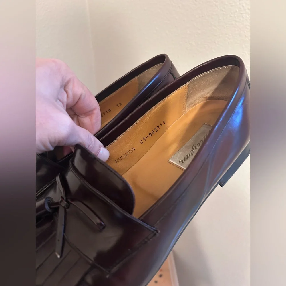 Mezlan polished leather